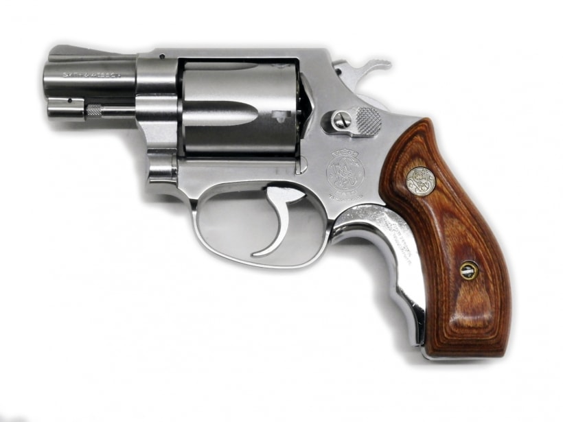 タナカ] S&W M60.38spl チーフズスペシャル 2インチ シルバー 木製