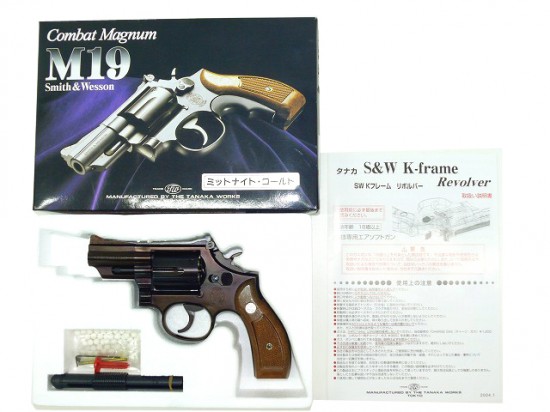 [タナカ] S&W M19 2.5インチ ミッドナイトゴールド (中古)