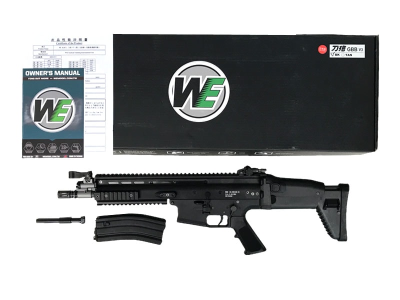 [WE] SCAR-L GBB V3 BK ガスブローバック (新品)