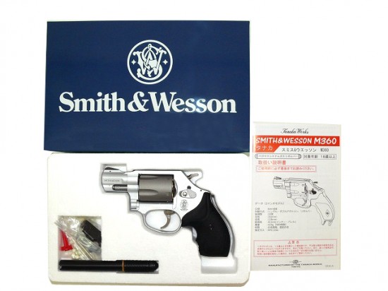 [タナカ] S&W M360SC 2インチ セラコートフィニッシュ ガスガン (中古)