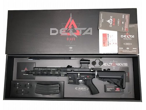 [東京マルイ] HK416D DELTA デルタカスタム ブラック 次世代電動ガン T-1レッドダットサイト付 (中古)