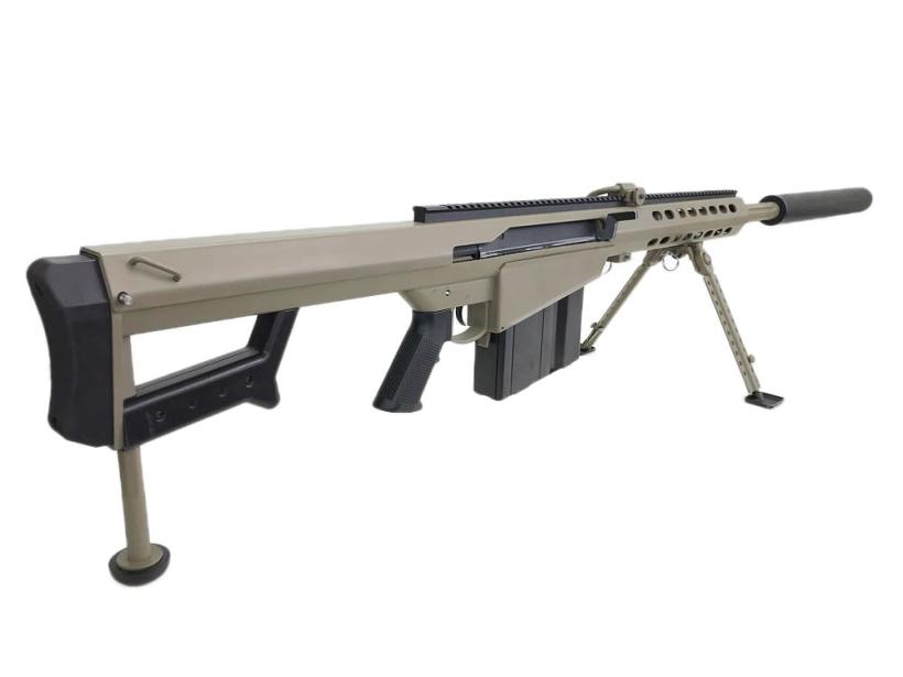 SOCOMGEAR] バレット/BARRET M82A1 電動ガン サプレッサー＆ガンケース付 (中古)｜エアガン.jp