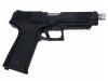 [G&G] GTP9 Black/ブラック シルバーバレル/Feather Weight65サプレッサー付カスタム ガスブローバック (中古)