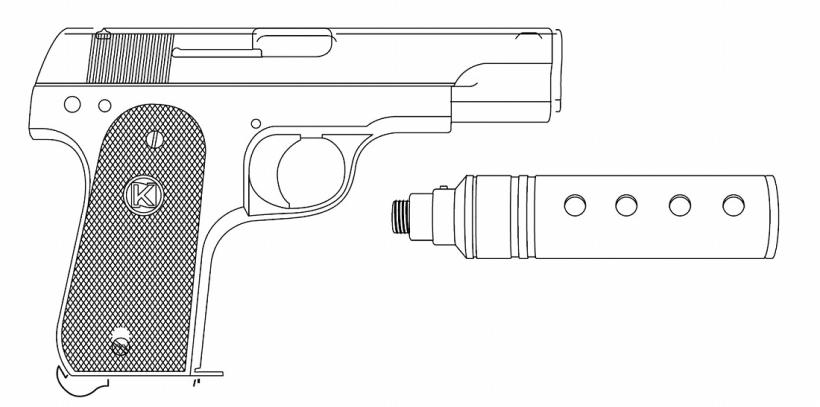 [A!CTION] 日活コルト 【ABSブロック削り出し】 モデルガン 暗殺者仕様モデル (新品予約受付中! 特典あり)