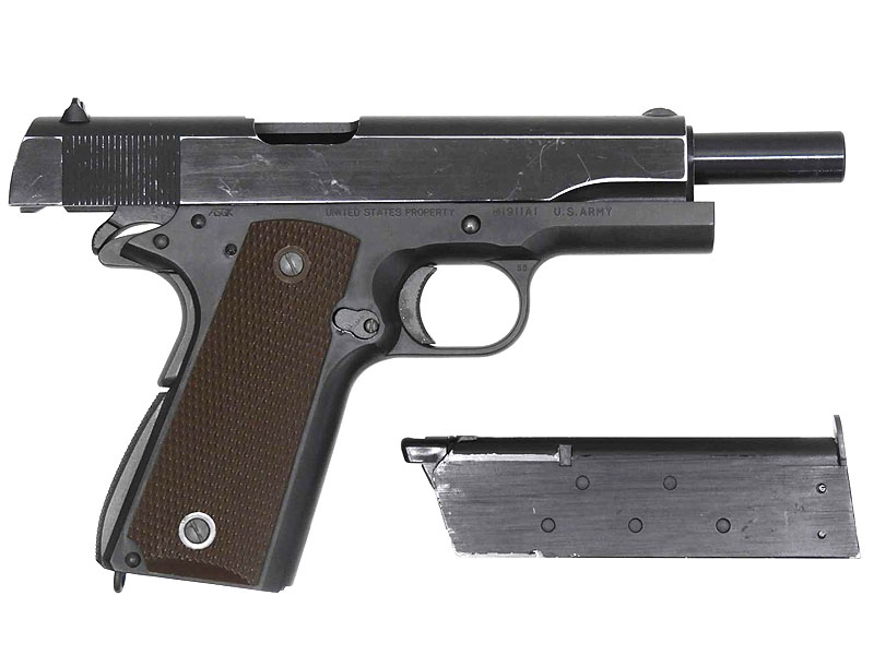 WA] コルト U.S.M1911A1 カーボンブラックHW ガスブローバック ハーフ