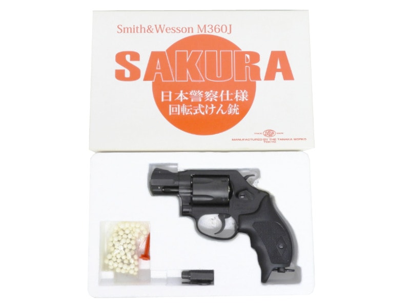 [タナカ] S&W M360J サクラ HW ガスリボルバー アダプター欠品 (中古)