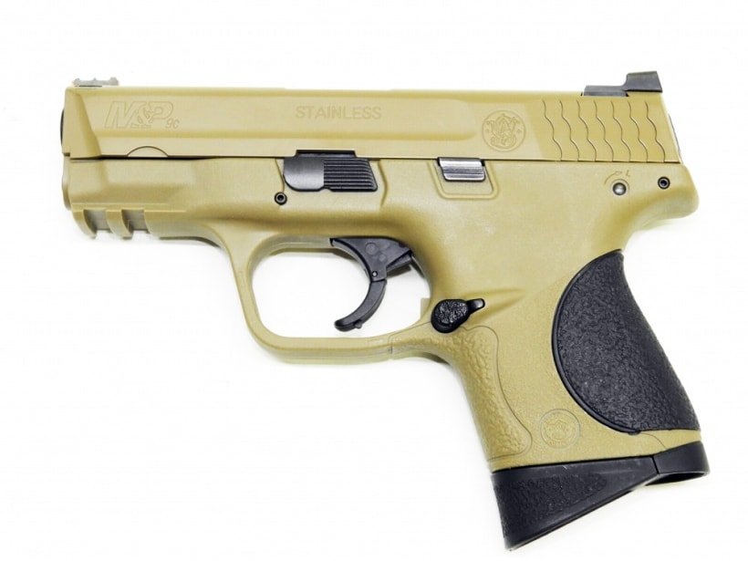 WE] S&W M&P 9 コンパクト TAN サイト交換 (中古)｜エアガン.jp