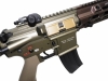 [DOUBLE BELL] HK416ロング ガイズリータイプ 14.5インチ SMRハンドガード FDE メタル電動ガン (新品)