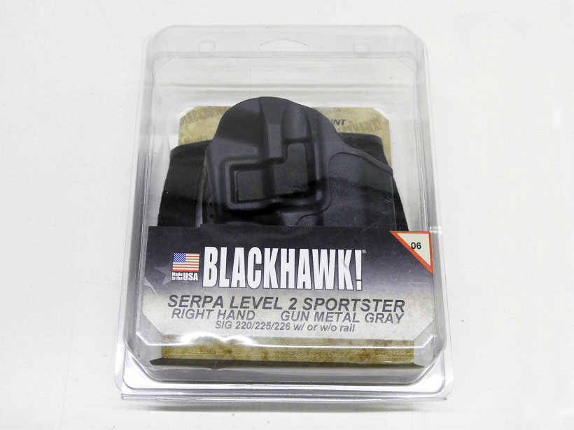 [BLACKHAWK!] SERPA スポーター実物ホルスター SIGP226用 BK 右 413506BK-R (未使用)