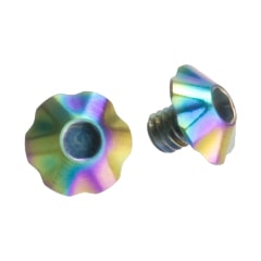 [Bomber Airsfot] INFINITY FIREARMS DUBBS タイプ グリップスクリュー RAINBOW 東京マルイハイキャパ用 (新品)