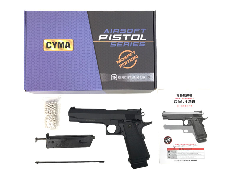 [CYMA]  Hi-Capa 5.1 MOSFET 電動ハンドガン BK CM128S (新品)