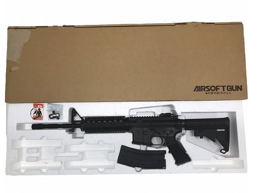 [WA] M4A1カービン スーパーバージョン RIS ガスブローバック プチカスタム品 (中古)