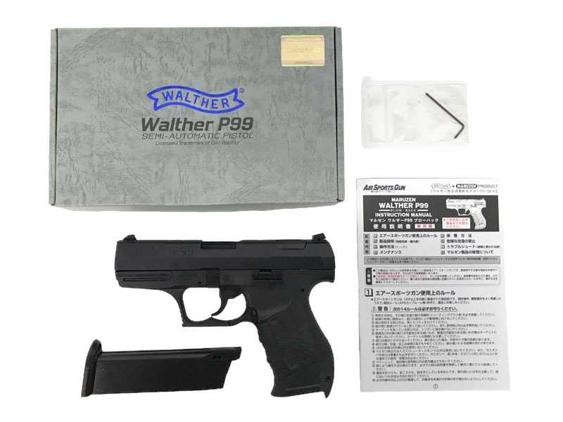 [マルゼン] Walther ワルサー P99 正規ライセンス ガスブローバック 【2024年10月以降ロット】 (新品)