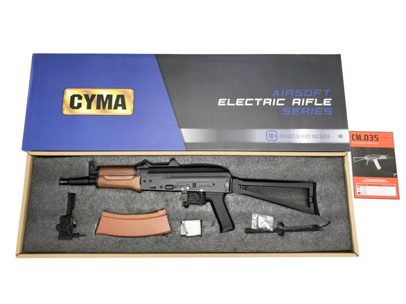 [CYMA] AKS74UN フェイクウッド フルメタル電動ガン CM.035 (中古)