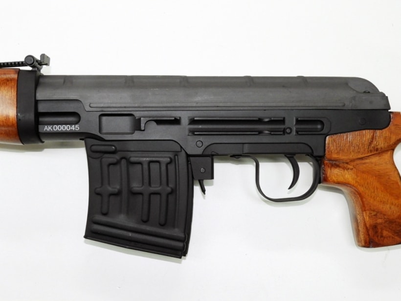 A&K] ドラグノフ SVD メタル電動ガン リアルウッドストック スコープセット (中古)｜エアガン.jp