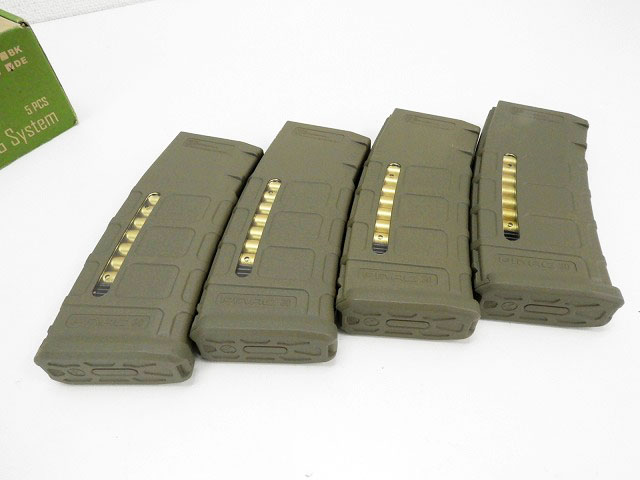 Beta Project] AEG PTS MAGPUL PMAG 75連/ABS ダークアース 4本セット