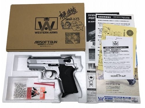 [WA] S&W M4013 TSW ライトニングカスタム ガスブローバック サイン入 (中古)