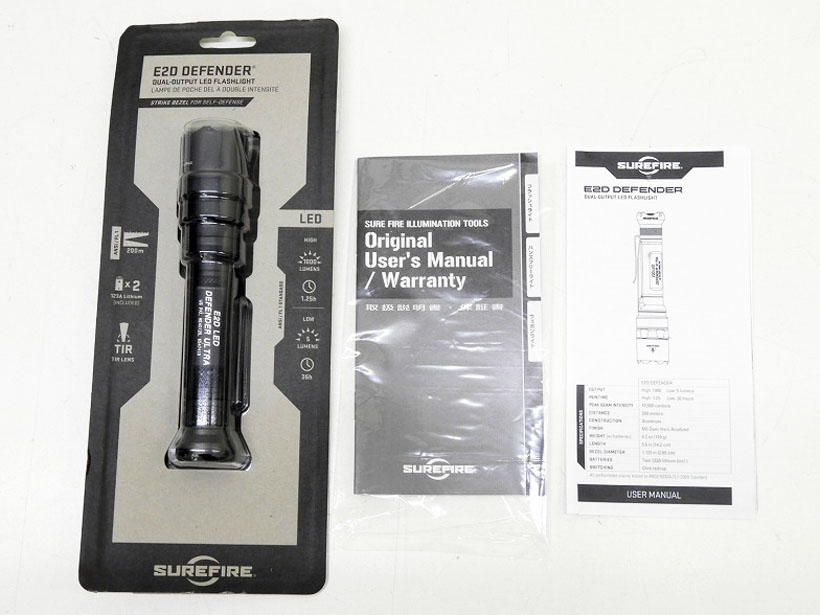 [SUREFIRE] E2D LED ディフェンダー 1000ルーメン (中古)