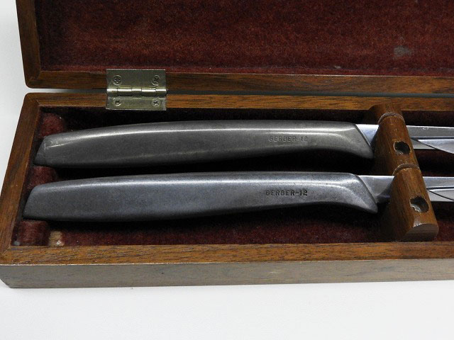 GERBER ガーバー] オールドガーバーナイフ 4本セット木箱付 ミミング