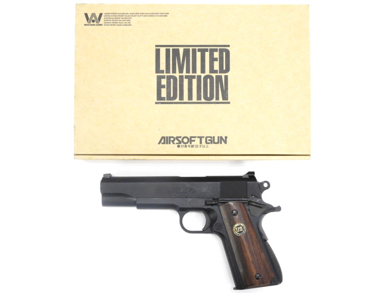 [WA] コルトガバメント CQB リミテッドエディション WW2記念木製グリップカスタム (中古)