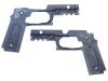 [ARMORER WORKS] RECOVER TACTICAL CC3Hタイプ ライトマウント付 グリップパネル 1911用 BKカラー AWK00100 (新品)