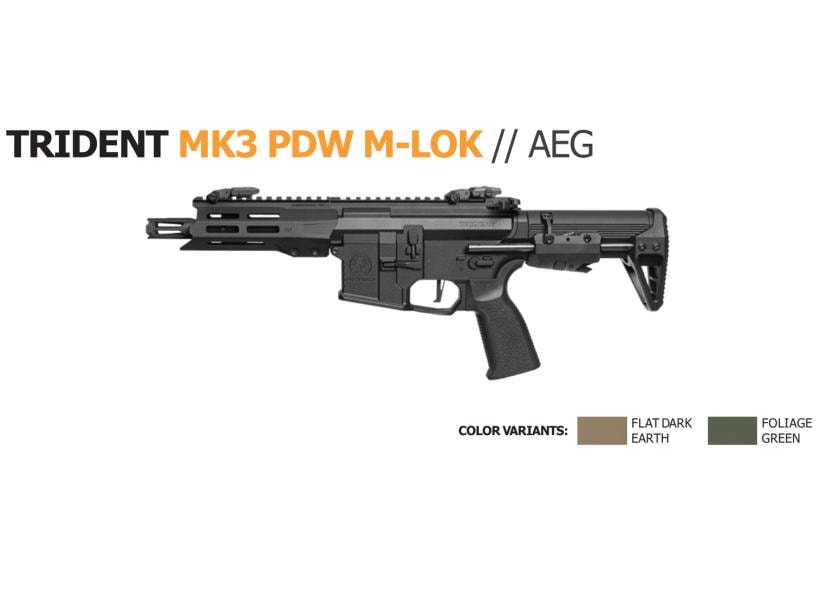 [KRYTAC] TRIDENT Mk3 PDW M-LOK 電動ガン 【実銃メーカー公式】 (新品予約受付中! 特典あり)