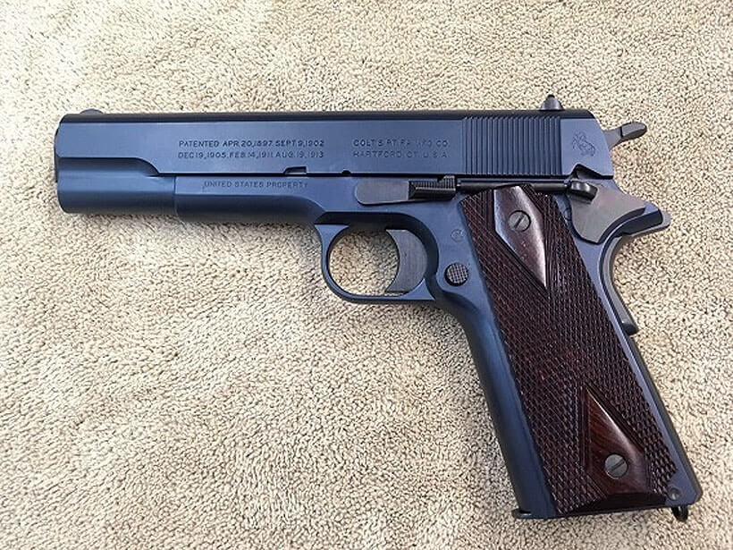 WA M1911 US ARMY ワイルドバンチ ガンブルーモデル-