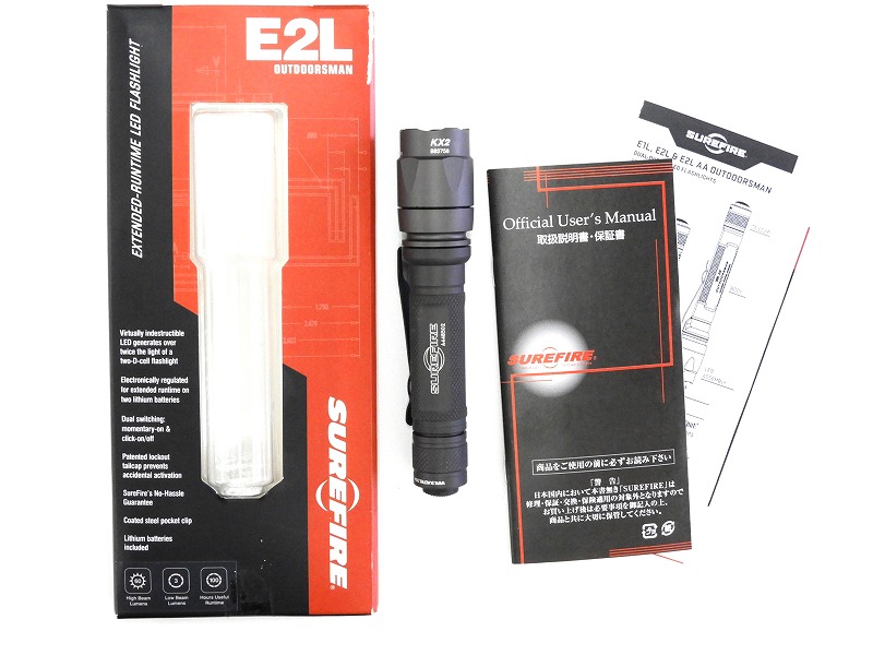  [SUREFIRE] E2L OUTDOORSMAN/アウトドアーズマン (未使用)