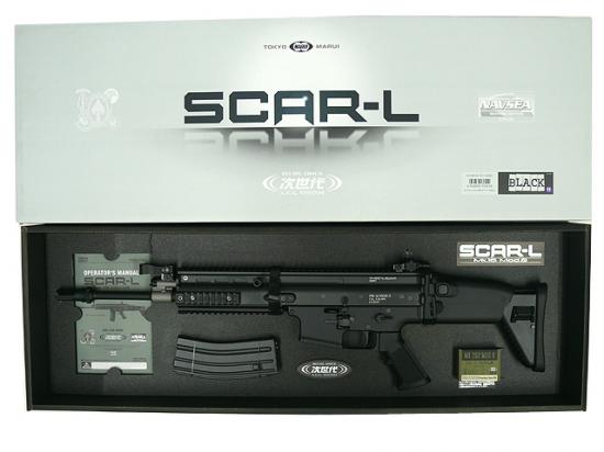 [東京マルイ] SCAR-L ブラック 次世代電動ガン (中古～新品取寄)