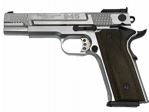 [KSC] M945 スケイルドシルバー 木製グリップ カスタム ガスブローバック (中古)