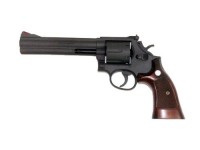 [マルシン] S&W M586 .357マグナム 6インチ HW アイアンフィニッシュ 発火モデルガン (中古)