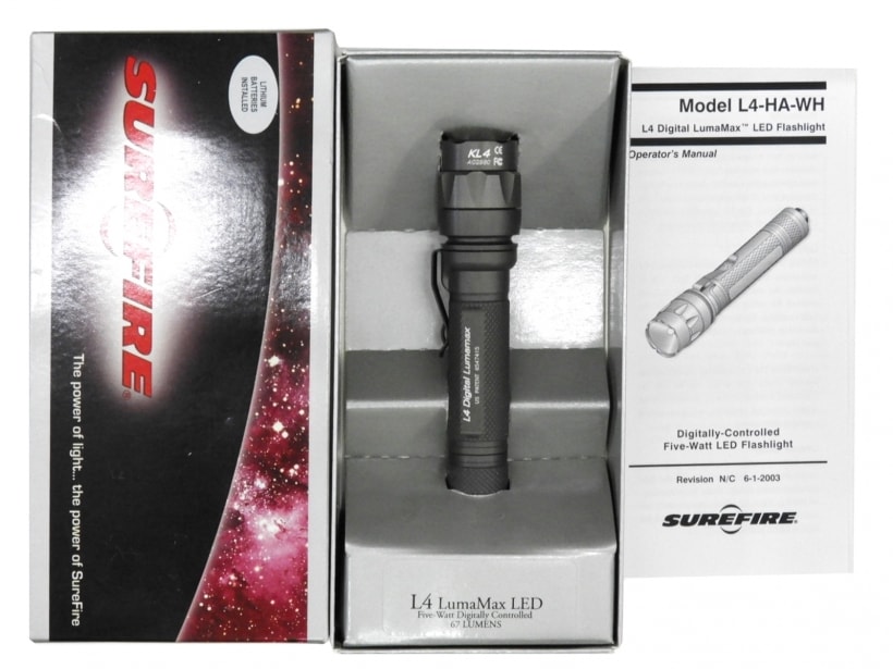 SUREFIRE] Model L4-HA-WH LUMAMAX LED フラッシュライト 旧