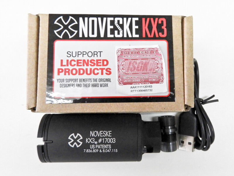 [EMG] Noveske KX3タイプ フラッシュハイダー BK 14mm逆ネジ (中古)