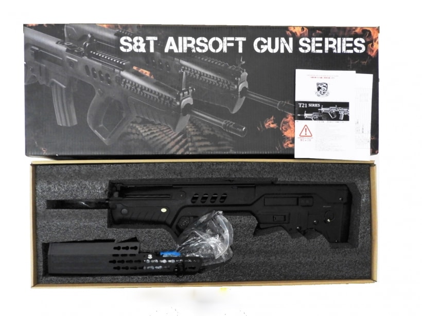 [S&T] Tavor-21 PRO Ver カービンモデル BK ハイカスタム パーツ付き (中古)