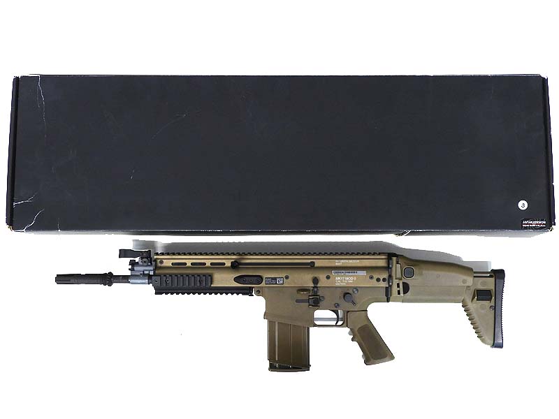 [VFC_CyberGun] FN SCAR-H GBBR Mk17 FDE ガスブローバックライフル リアサイト欠品 (中古)