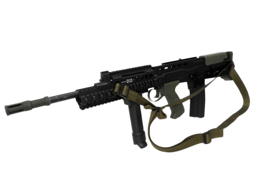 [WE] L85A2 GBB オープンボルト BK レイルハンドガードカスタム ガンケース付 (中古)