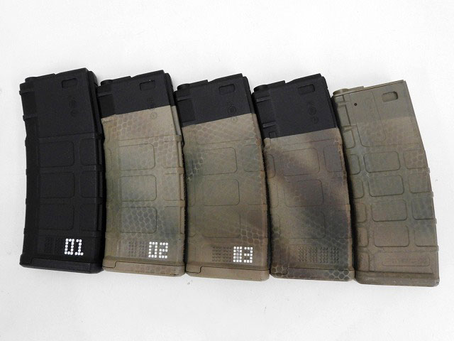 [G&G] P-MAG 5本セット 120連/300連 TAN/BK (中古)