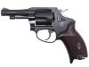 [マルシン] ポリスリボルバー 3インチ 77ミリ銃身 ブラックHW プラグリップ仕様 Xカートリッジ 6mmBB (中古)