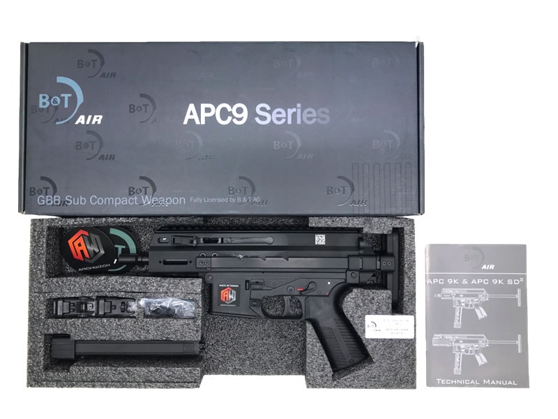 [ARCHWICK] ARCHWICK B&T Air APC9K SMG GBB (Black) (新品)