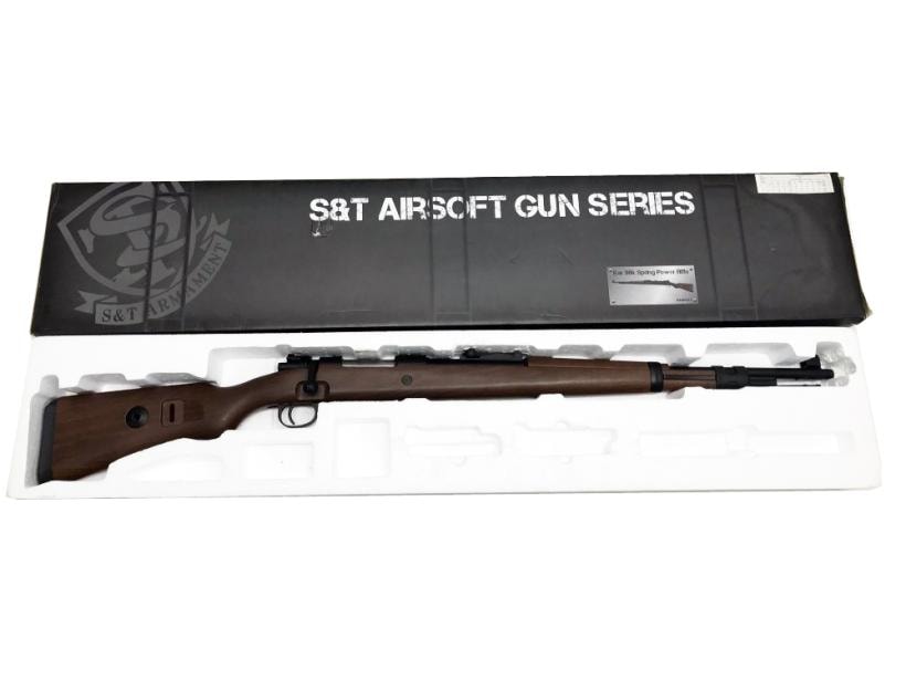 [S&T] Kar98k ケースレス エアーコッキング ライフル フェイクウッド (中古)