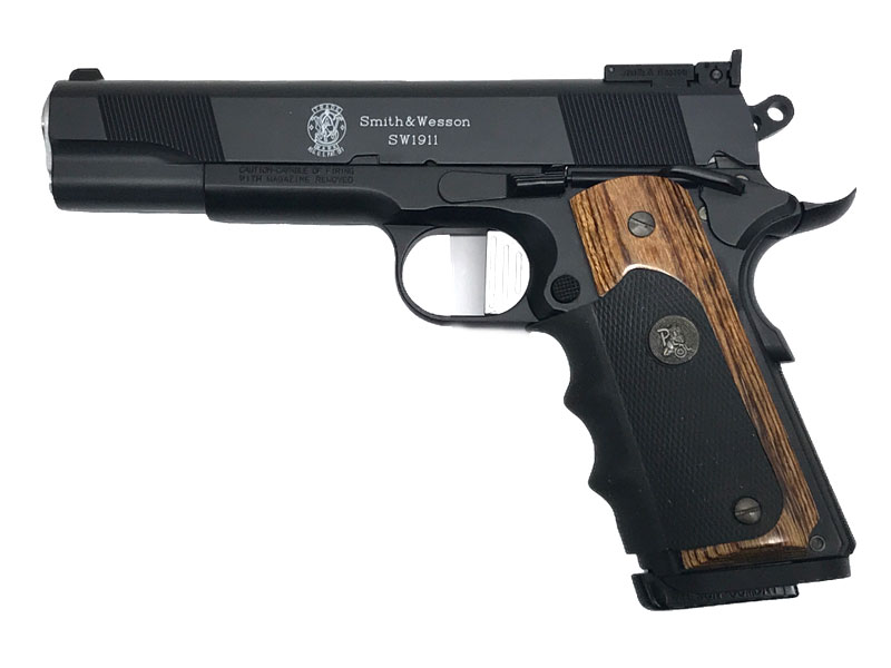 WA] SCW S&W SW1911 DK バージョン3 オールブラック ガスブローバック グリップカスタム (中古)｜エアガン.jp