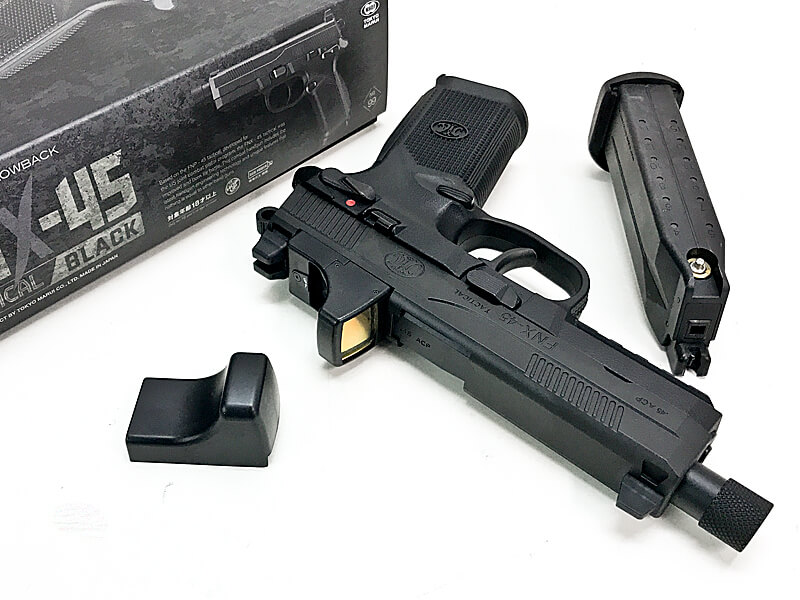 東京マルイ] FNX-45 Tactical ブラック ガスブローバック マイクロプロ