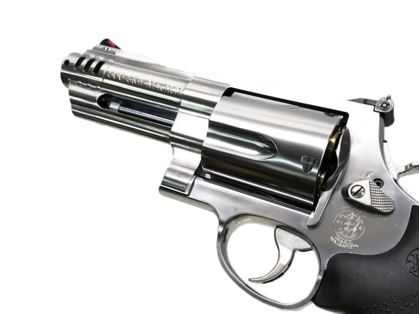 タナカ] S&W M500 3+1インチ マグナムリボルバー ステンレス ver.2 発火モデルガン (中古)｜エアガン.jp