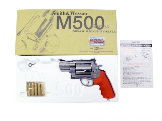 [タナカ] S&W M500ES マグナムリボルバー 2-3/4インチ ステンレスモデル (中古)