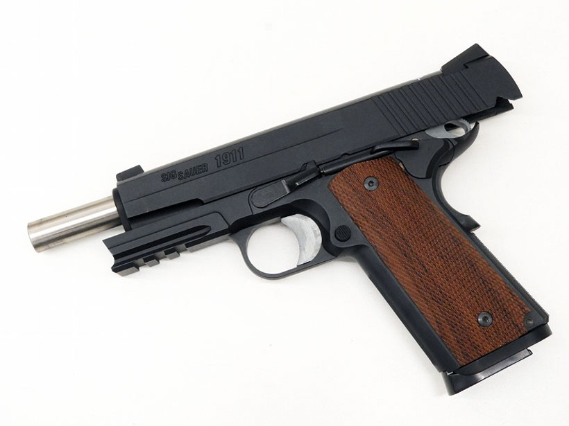 WA] SIG ARMS 1911 ブラックウォーター GSR黒パッケージ (中古)｜エアガン.jp