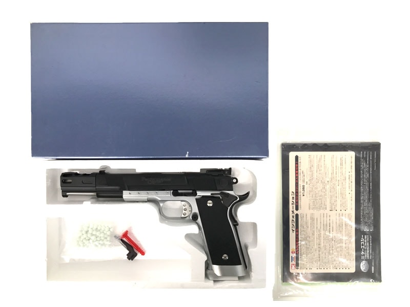 [KSC] S&W M945 スーパーフルハウス 2トーン ガスブローバック グリップカスタム (中古)