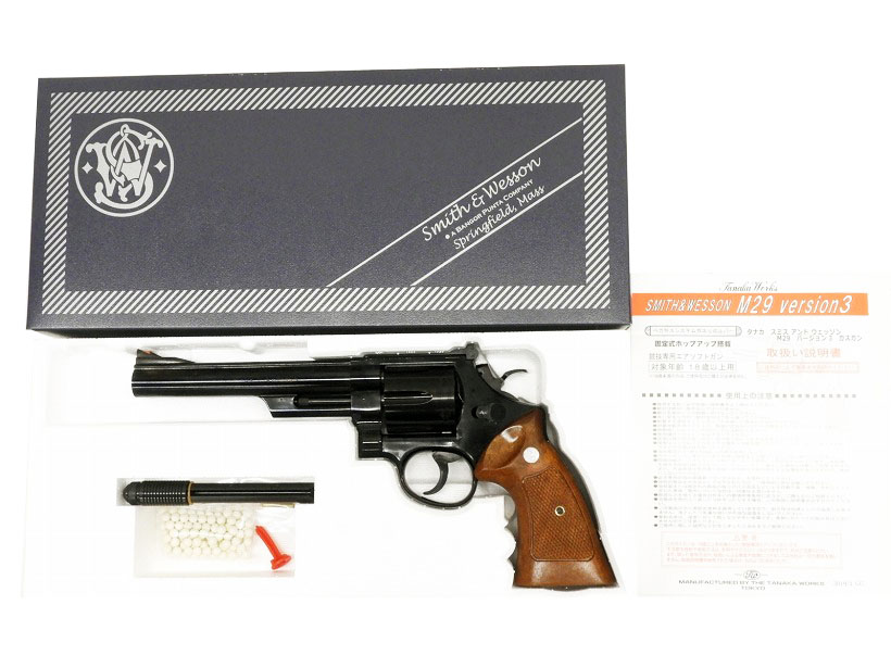 タナカ] S&W M29 カウンターボアード 6.5インチ スチールフィニッシュ Ver.3 ガスガン (中古)｜エアガン.jp