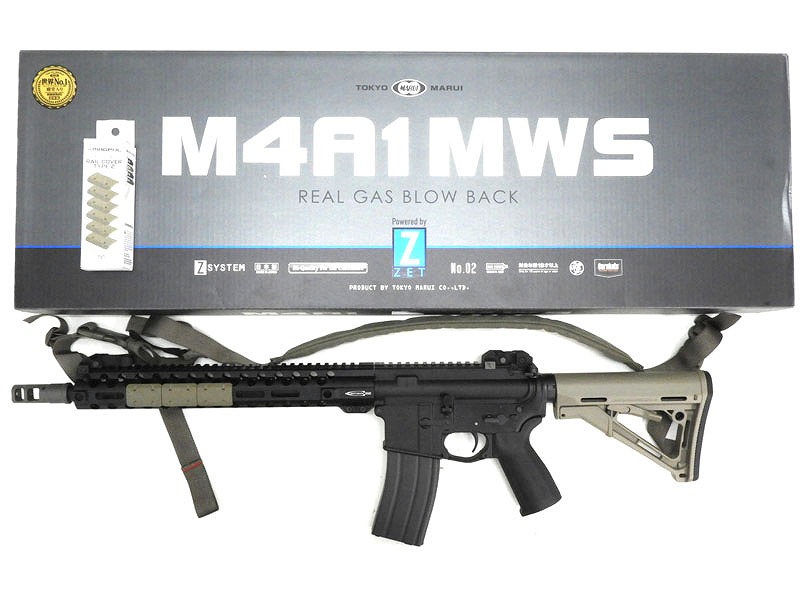 東京マルイ　ガスブローバック　Ｍ４Ａ１ MWS  予備マガジン付き　美品銃の種類サブマシンガン