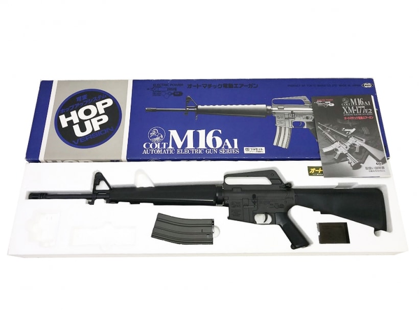 東京マルイ] M16A1 HOPUP 旧パッケージ 電動ガン (中古)｜エアガン.jp