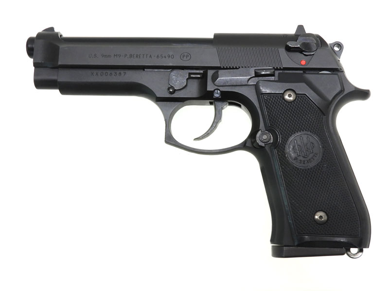 KSC] ベレッタ U.S.9mm M9 システム7(07HK) HW リアル刻印グリップカスタム (中古)｜エアガン.jp